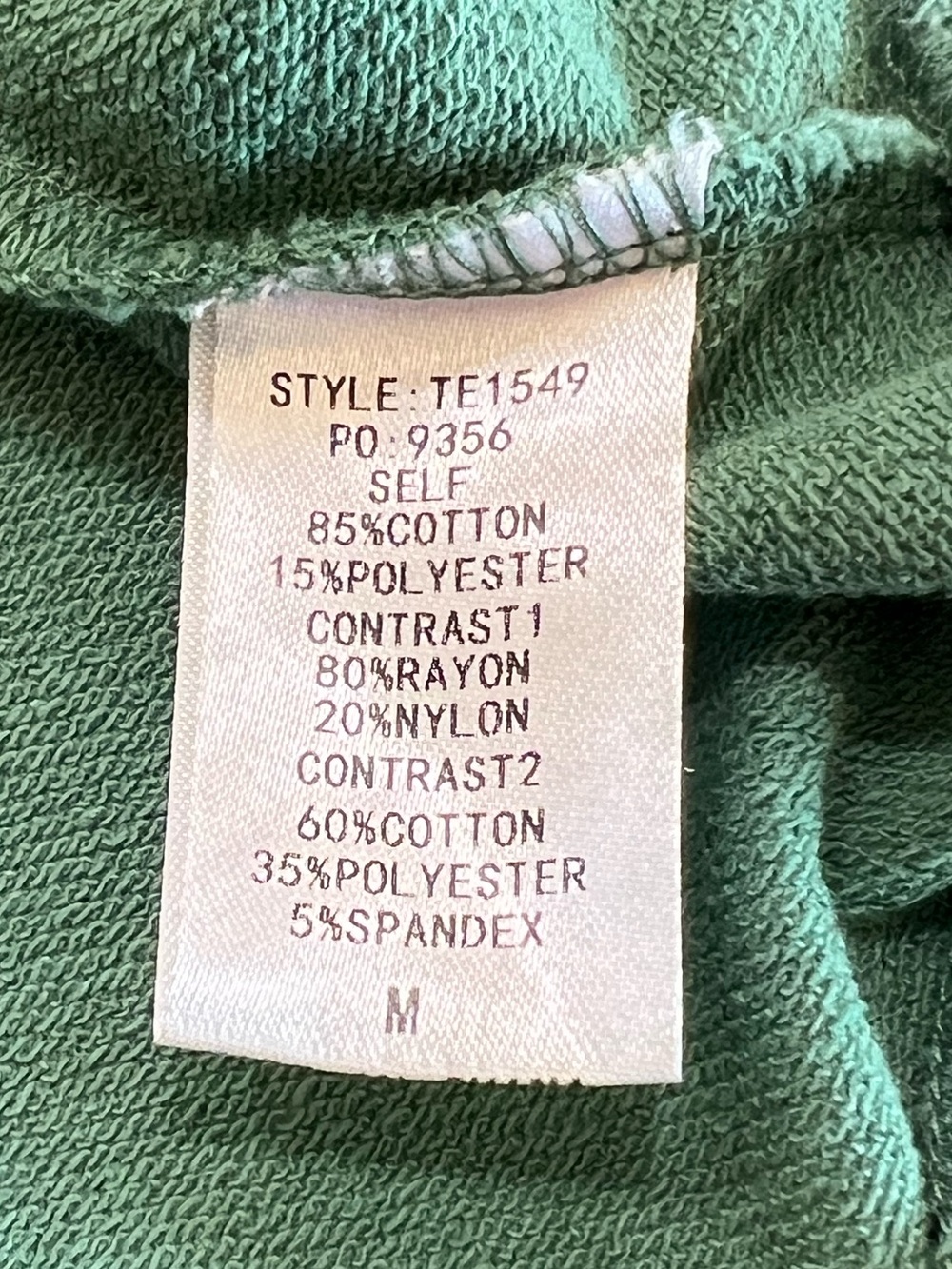 GIGIO USA Vintage Horse Embroidered Green Sweatshirt Top Size M - Picture 8 of 11